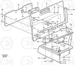 11637 Front fender, cover T450D, Volvo Construction Equipment