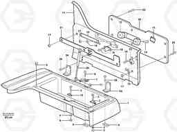 11640 Front fender, cover T450D, Volvo Construction Equipment