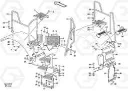 8067 Steps and ladder A40D, Volvo Construction Equipment