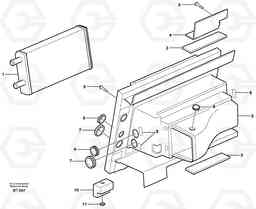 11922 Heating unit A40D, Volvo Construction Equipment