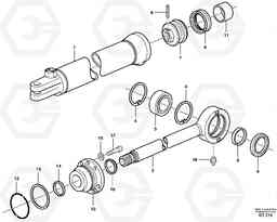 3736 Hydraulic cylinder A40D, Volvo Construction Equipment