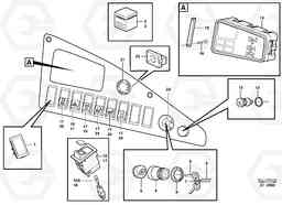 97372 Instrument panel, right A40D, Volvo Construction Equipment