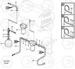 43516 Hydraulic brake system, motor unit A40D, Volvo Construction Equipment