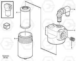 23275 Filter A40D, Volvo Construction Equipment