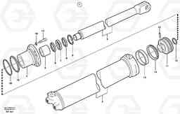 9958 Hoist cylinder A40D, Volvo Construction Equipment