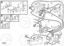 91883 Steering system, pipes and hoses A40D, Volvo Construction Equipment