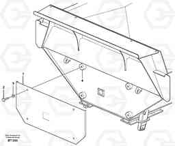 38801 Heat shield A40D, Volvo Construction Equipment
