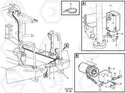 40232 Pump engine hood T450D, Volvo Construction Equipment