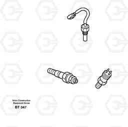 94418 Sensors, reference list T450D, Volvo Construction Equipment