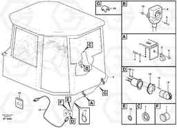 36516 Heater outlet A40D, Volvo Construction Equipment