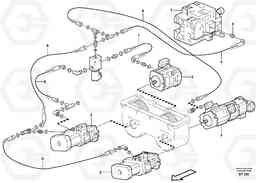 22189 Hydraulic system, motor unit A40D, Volvo Construction Equipment