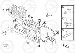 80348 Cable harness, electrical distribution unit A35D, Volvo Construction Equipment