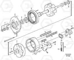 18035 Alternator A40D, Volvo Construction Equipment