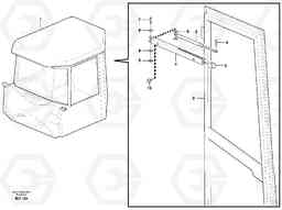 781 Door with fitting parts A30D S/N 12001 - S/N 73000 - BRA, Volvo Construction Equipment