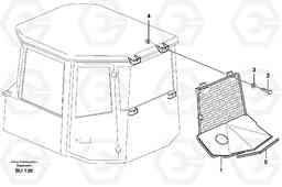 33247 Protective grid. A25E, Volvo Construction Equipment