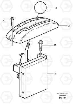 11184 Control system, gear selector A25D S/N -12999, - 61118 USA, Volvo Construction Equipment