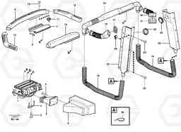 89157 Air ducts A25D S/N 13001 -, Volvo Construction Equipment