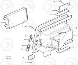 4324 Heating unit A25D S/N -12999, - 61118 USA, Volvo Construction Equipment