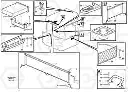 5783 Interior equipment, cab A25D S/N -12999, - 61118 USA, Volvo Construction Equipment