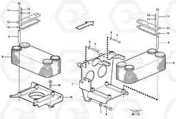 45706 Heat exchanger A25D S/N -12999, - 61118 USA, Volvo Construction Equipment