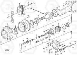 101047 Hub reduction, motorunit A25D S/N -12999, - 61118 USA, Volvo Construction Equipment