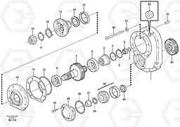 101373 Final drive A25D S/N 13001 -, Volvo Construction Equipment