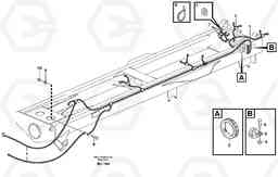 56783 Cable harnesses, rear A25D S/N -12999, - 61118 USA, Volvo Construction Equipment