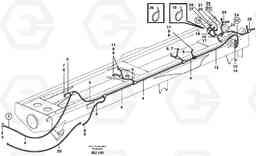17261 Cable harnesses, rear A25D S/N -12999, - 61118 USA, Volvo Construction Equipment