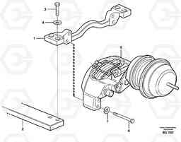 17641 Parking brake A25D S/N 13001 -, Volvo Construction Equipment