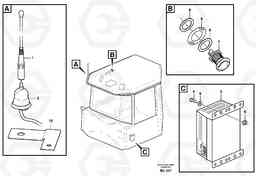 10183 Voltage converter and cable harness for radio A25D S/N 13001 -, Volvo Construction Equipment