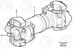 58733 Propeller shaft A25E, Volvo Construction Equipment