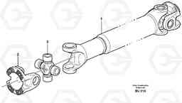 30662 Propeller shaft A25D S/N 13001 -, Volvo Construction Equipment