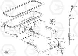 74755 Oil sump A25D S/N -12999, - 61118 USA, Volvo Construction Equipment