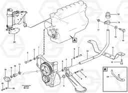 34327 Lubricating oil system G700B MODELS S/N 35000 -, Volvo Construction Equipment