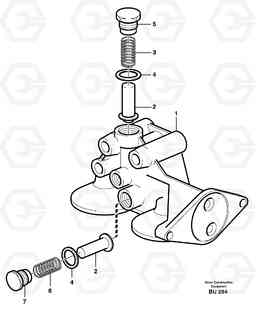 66693 Filter housing A25D S/N -12999, - 61118 USA, Volvo Construction Equipment