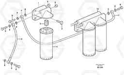 23643 Oil filter by pass A25D S/N -12999, - 61118 USA, Volvo Construction Equipment