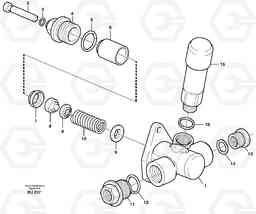62569 Feed pump A25D S/N -12999, - 61118 USA, Volvo Construction Equipment