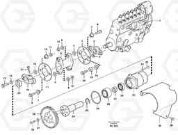 59714 Pump drive A25D S/N -12999, - 61118 USA, Volvo Construction Equipment