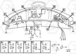 50451 Cable harnesses, instrument panel A30D S/N -11999, - 60093 USA S/N-72999 BRAZIL, Volvo Construction Equipment