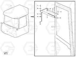 33933 Door with fitting parts A40E FS FULL SUSPENSION, Volvo Construction Equipment