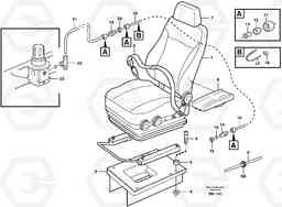 55822 Operator seat with fitting parts A30D S/N -11999, - 60093 USA S/N-72999 BRAZIL, Volvo Construction Equipment