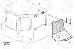 10951 Protective grid. A30D S/N -11999, - 60093 USA S/N-72999 BRAZIL, Volvo Construction Equipment