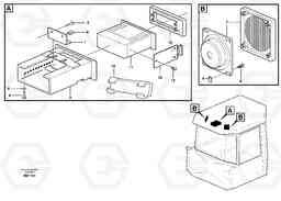 23003 Radio bracket A30D S/N -11999, - 60093 USA S/N-72999 BRAZIL, Volvo Construction Equipment