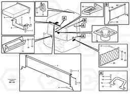 5784 Interior equipment, cab A30D S/N -11999, - 60093 USA S/N-72999 BRAZIL, Volvo Construction Equipment
