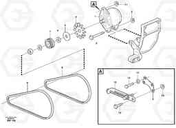 42377 Alternator with assembling details A30D S/N -11999, - 60093 USA S/N-72999 BRAZIL, Volvo Construction Equipment