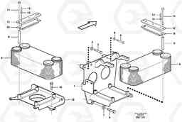 42383 Heat exchanger A30D S/N -11999, - 60093 USA S/N-72999 BRAZIL, Volvo Construction Equipment
