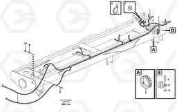 59659 Cable harnesses, rear A30D S/N -11999, - 60093 USA S/N-72999 BRAZIL, Volvo Construction Equipment