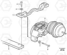 20446 Parking brake A30D S/N -11999, - 60093 USA S/N-72999 BRAZIL, Volvo Construction Equipment