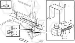 65446 Cable harness, emergency enginestop A30D S/N -11999, - 60093 USA S/N-72999 BRAZIL, Volvo Construction Equipment