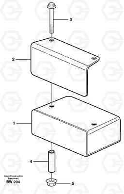 16288 Back-up warning unit A30D S/N -11999, - 60093 USA S/N-72999 BRAZIL, Volvo Construction Equipment